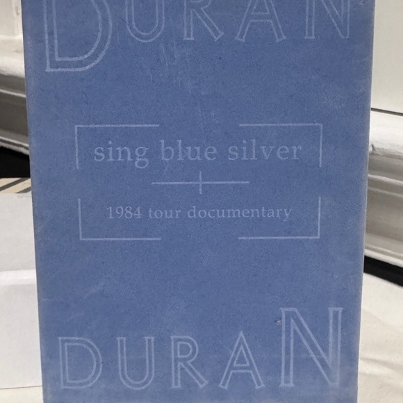 🎤🎸 Rare Vintage Duran Duran Sing Blue Silver 1984 Tour Documentary - Picture 1 of 16